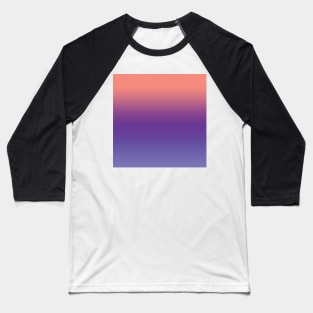 Pink, blue and grey color gradient Baseball T-Shirt